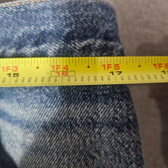 VTG Levi's 517 Bootcut 36X29 Faded Thighs Zip Fly Distressed Hems Mexico - Picture 6 of 12